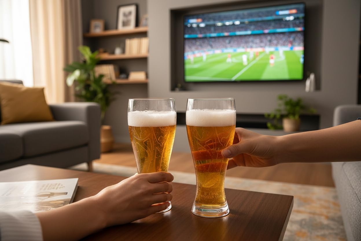 Official FIFA World Cup 2026 Edition — 17oz Shatterproof Pilsner Beer Cup — lifestyle view