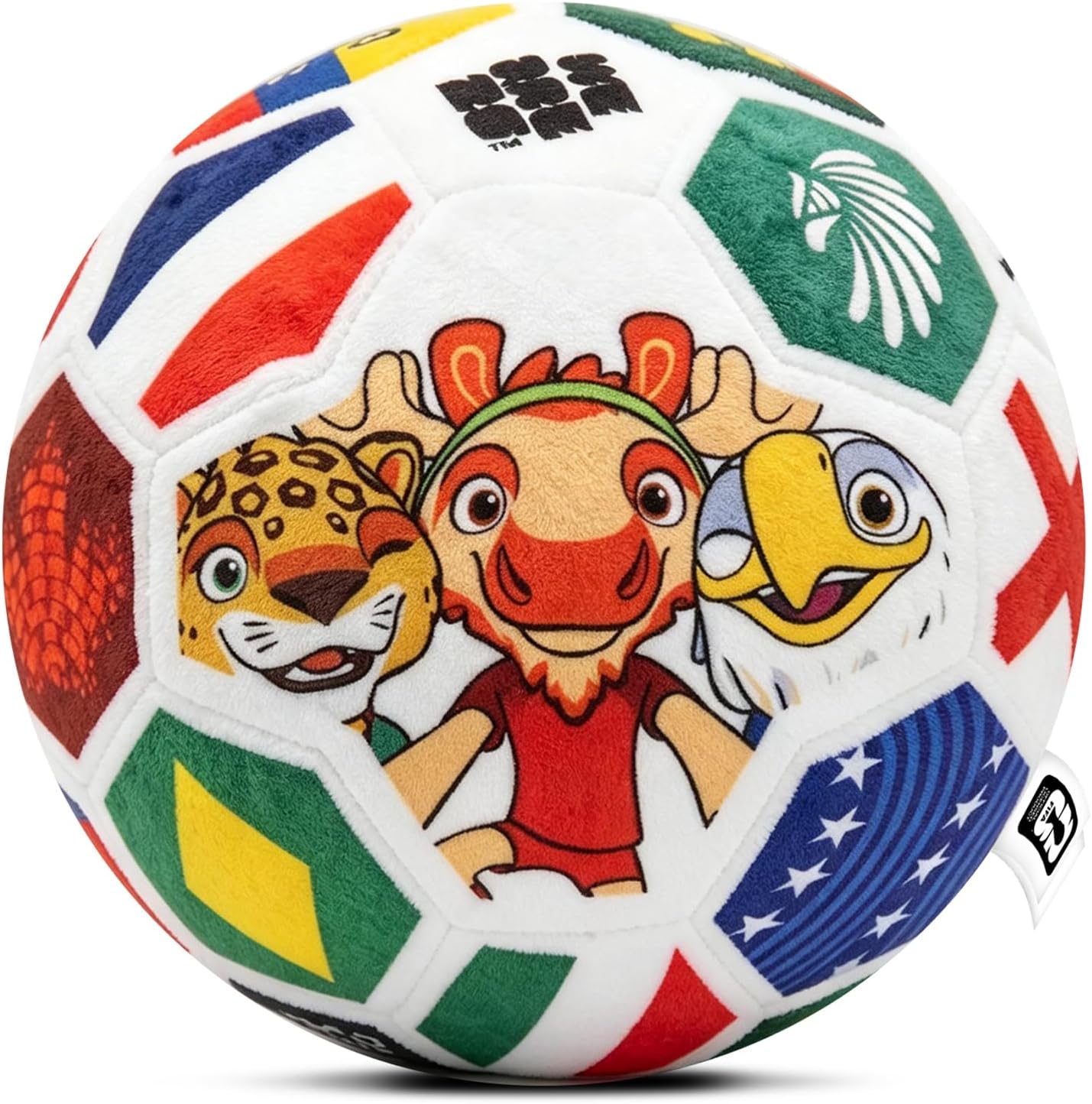 MESUCA FIFA World Cup 2026 Soccer Ball Plush for Kids — 11.8" Trophy Design Pillow