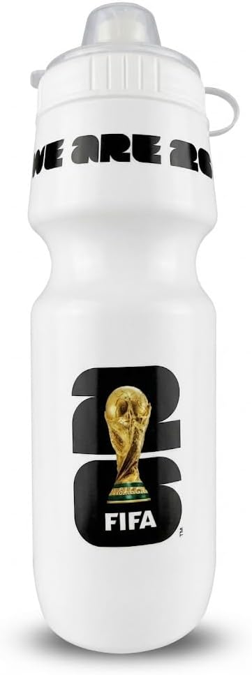 Official FIFA World Cup 2026 Edition — 24oz Refillable Squeeze Water Bottle (BPA-Free)
